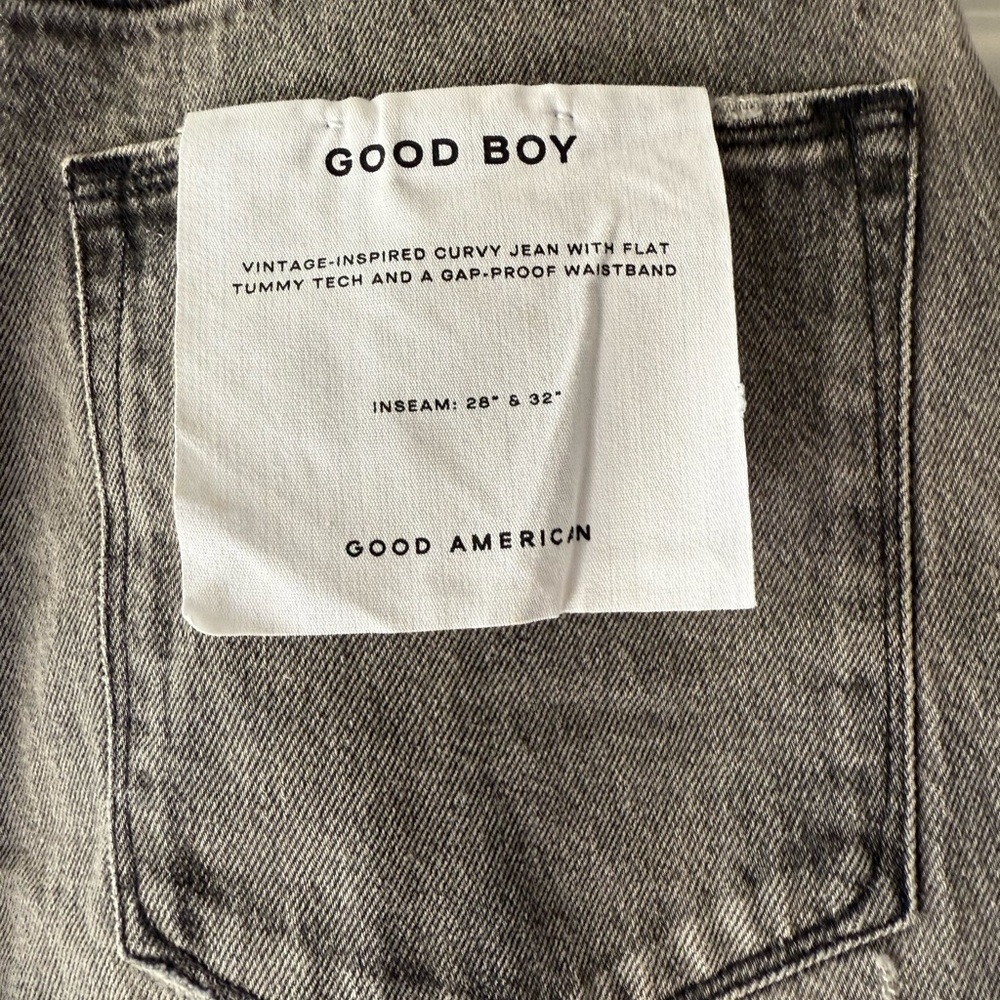 Good American GOOD BOY curvy straight denim jeans - Picture 5 of 11